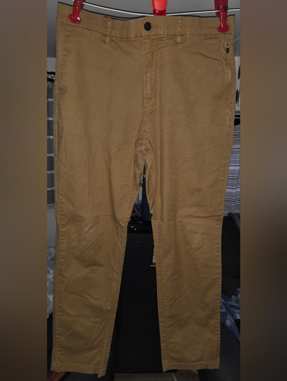 Mens Old Navy Slim Built-In Flex Ultimate Tech Pants - Men's Size 33x30 - Tan
